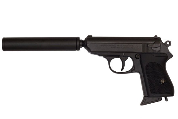 Пистолет Вальтер Waffen-SSPPK с глушителем