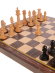 Шахматы складные, бук, 40 мм. с утяжеленными фигурами